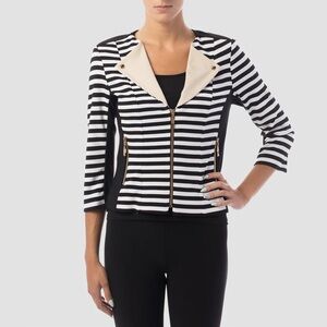 275-White House black label stripped blazer - large lapel